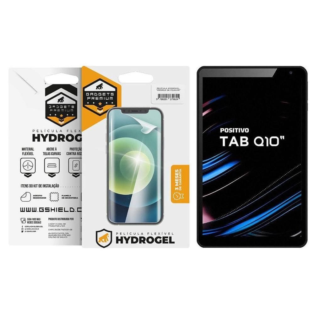 Película Para Positivo Tab Q10 - Hydrogel Hd - Gshield