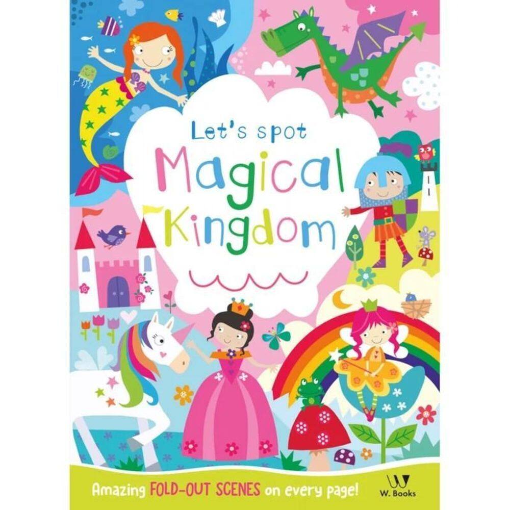 Livro Procure E Encontre Magical Kingdom - Em Inglês