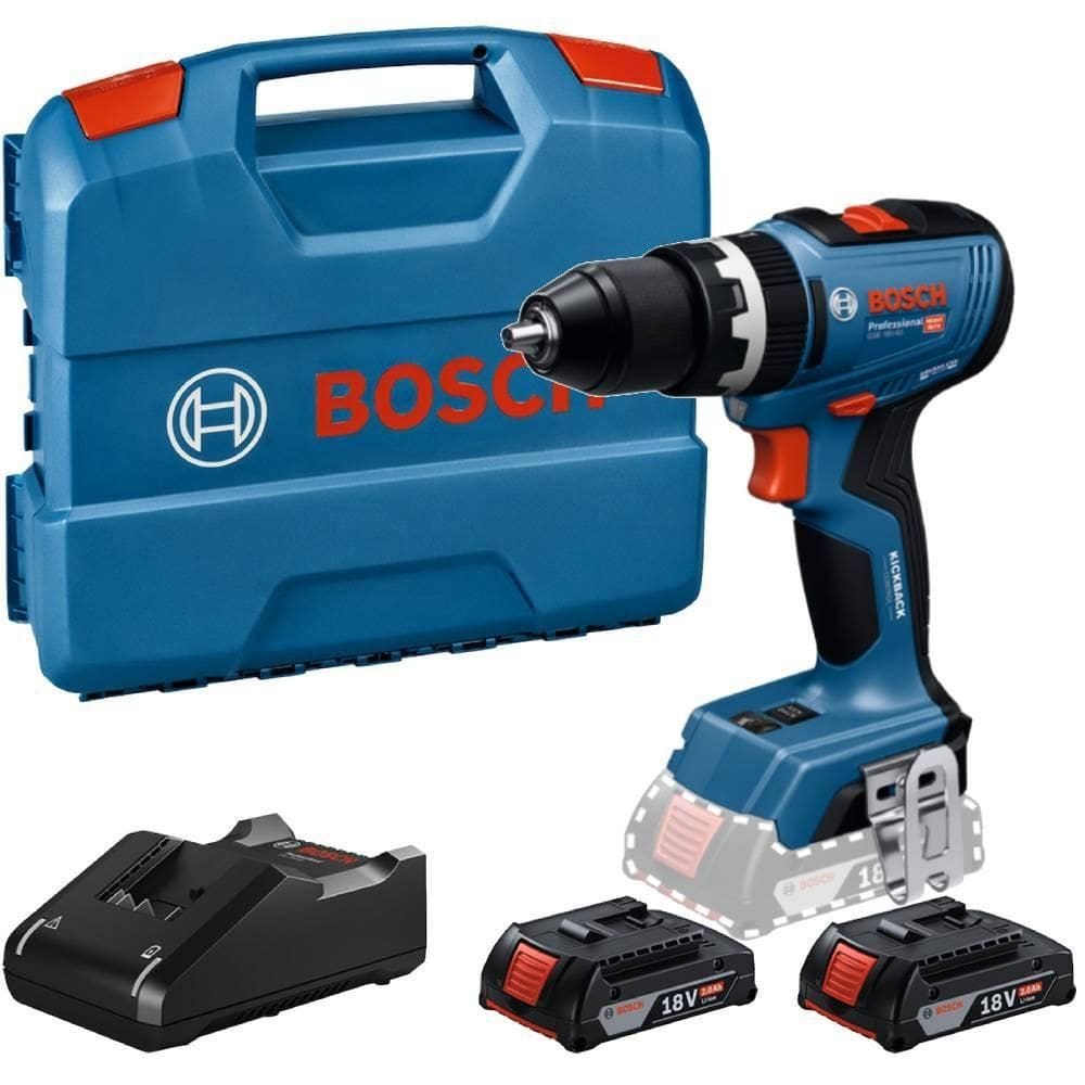 Furadeira Parafusadeira 18V C/2 Baterias Gsb 18V-65 Bosch