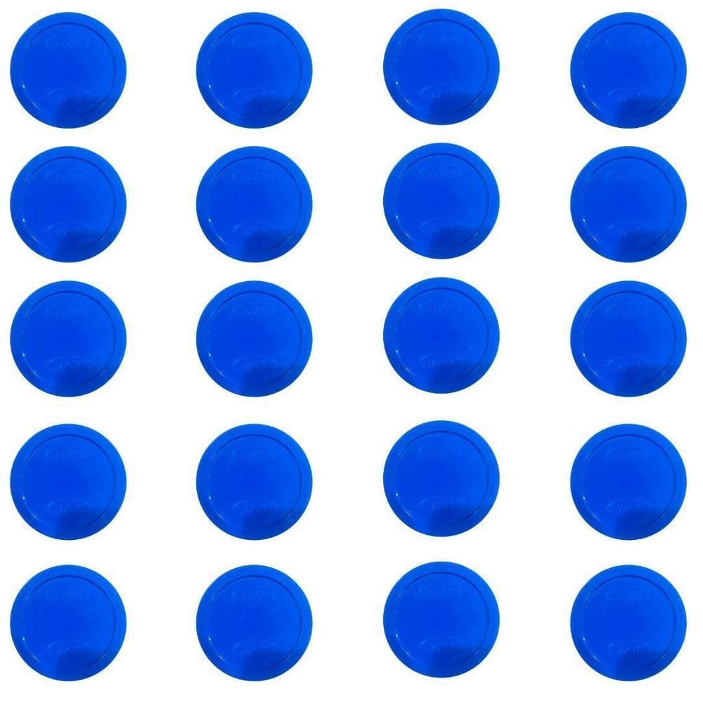 20 Discos Mesa Air Game Aero Hockey Kids Speedy Disk Azul