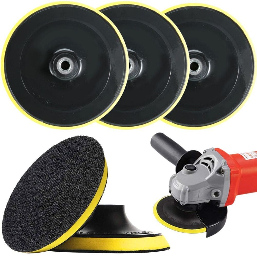 3 X Suporte Prato Disco 4 Polegadas 100Mm Politriz