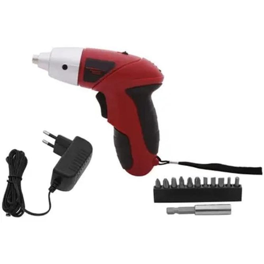 Parafusadeira S/Fio 4,8V Velocidade Reversível 12 Pçs Fpf-05