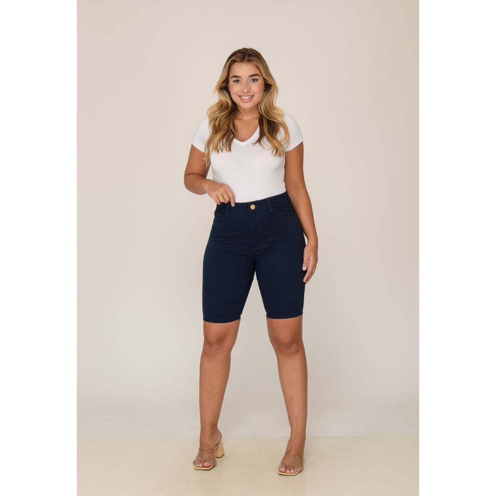 Bermuda Feminina 7883 Azul Klein