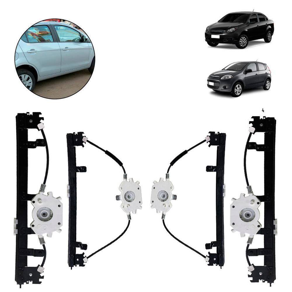 Kit Maquina Vidro Diant E Tras Dir E Esq Grand Siena Palio