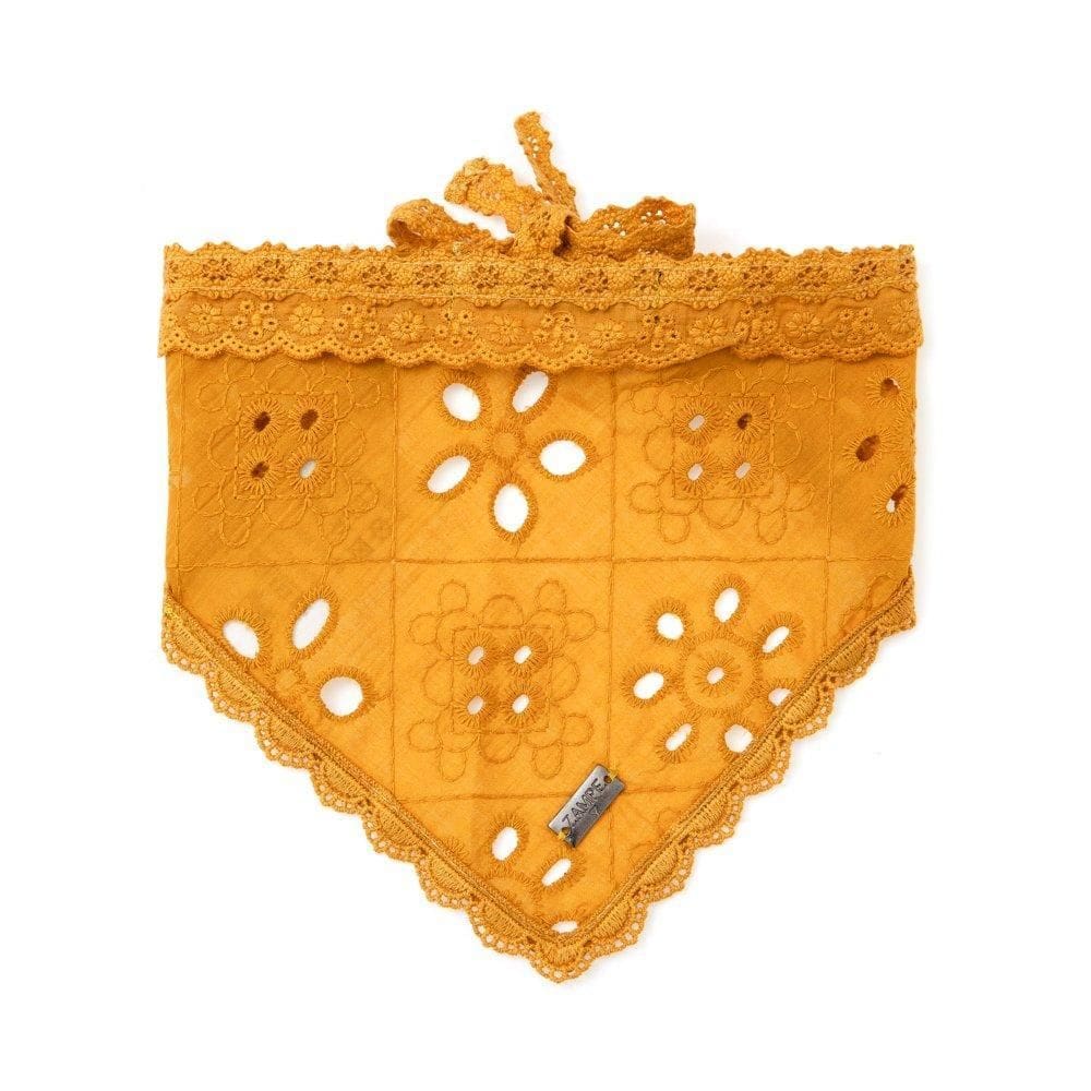 Bandana Chiara Para Pets Zampe - Amarelo - Pp