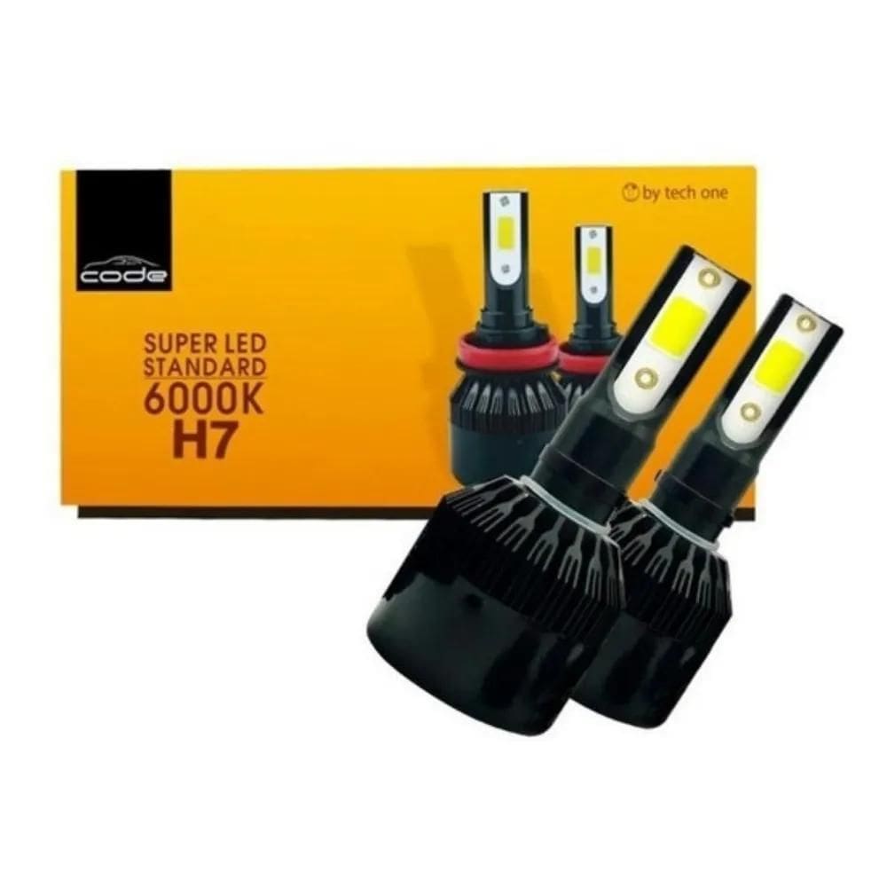 Kit Super Led Techone 6000K 12V 24V H1 H3 H4 H7 H8 H11 Hb4