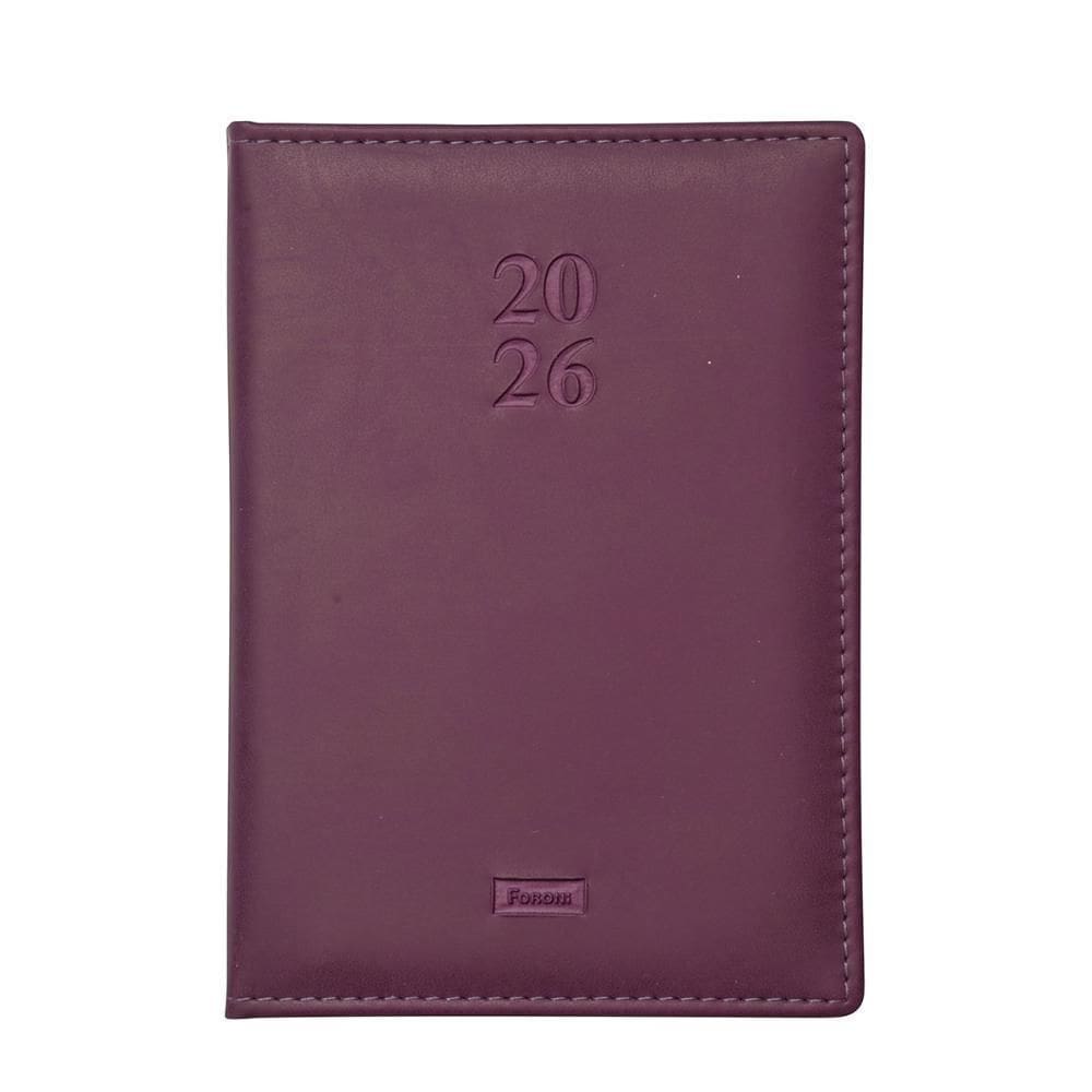 Agenda Diária 2026 Cost 135X192 Capri Branquet Vinho Foroni