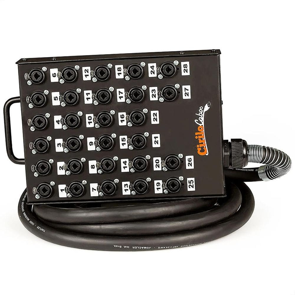 Medusa 36 Vias Com Conectores Combo - Cirilo Cabos 5 Metros