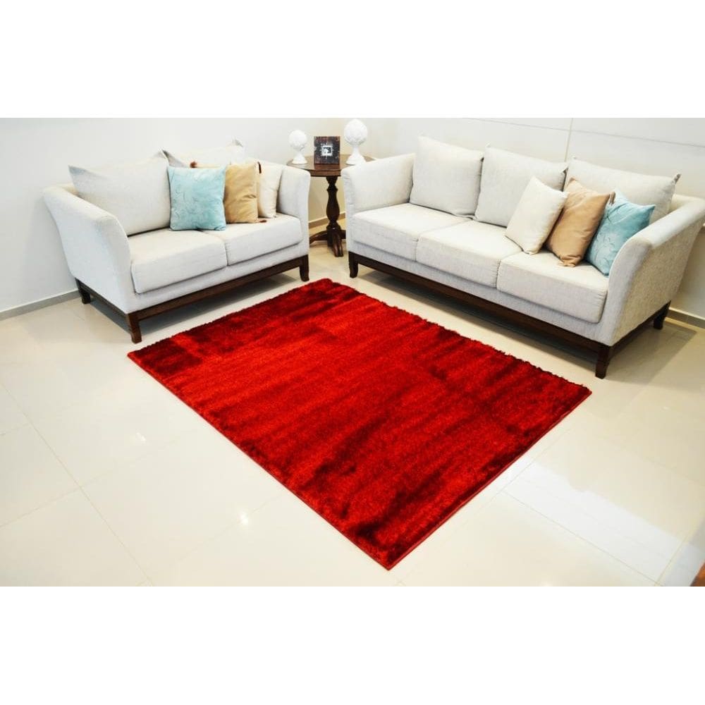 Capacho Life Confort Shaggy 50Mm Red 050X090 Cm