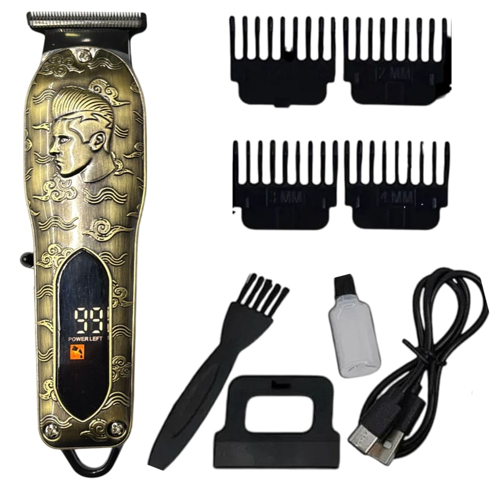 Maquininha Acabamento Cabelo Barba Recarregável Homem 800 Ma