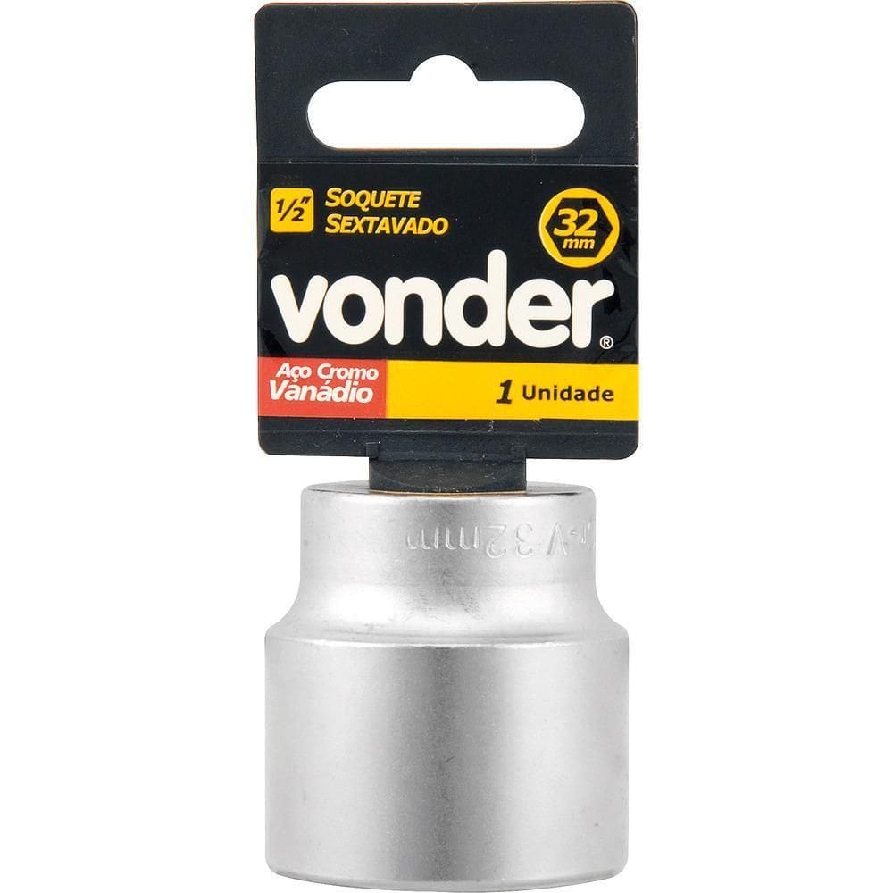 Soquete Sextavado Enc 1/2 7Mm Curto Vanád. Vonder