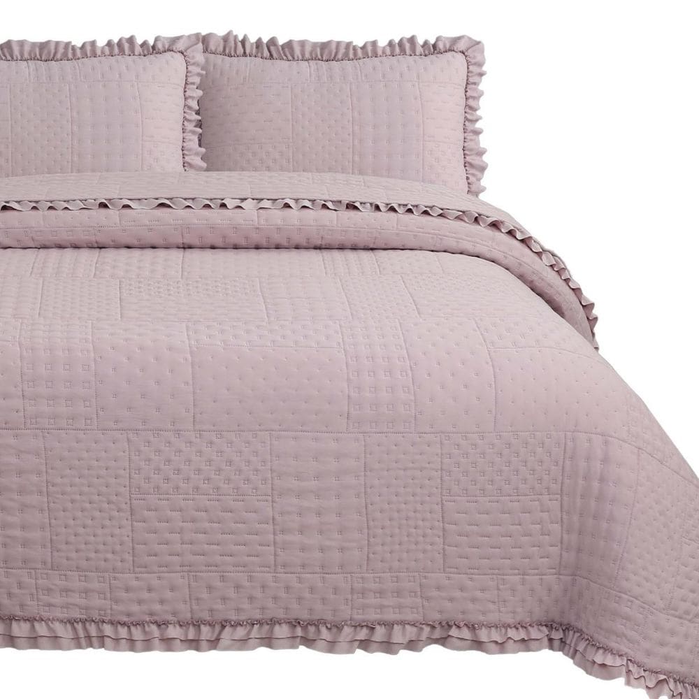 Cama Posta King Ellie Colcha Luxo Algodão 300 Fios Bordado