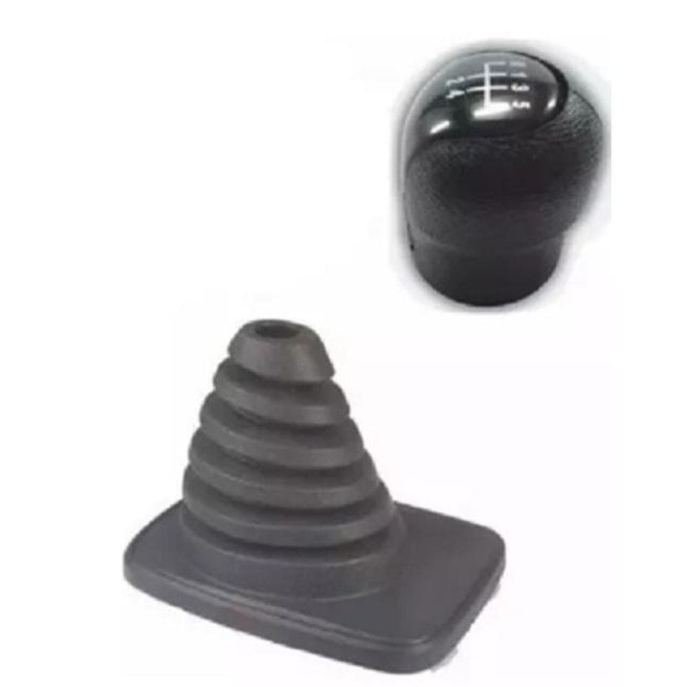Manopla Bola Preta + Coifa Cinza Sanfonada Celta Prisma