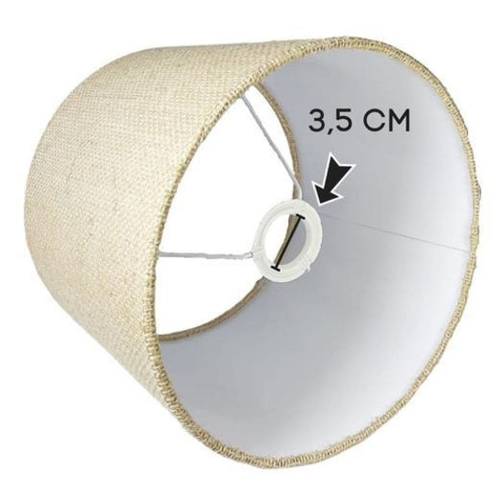 Cúpula Para Abajur 25X25X20 Om Luz - Juta