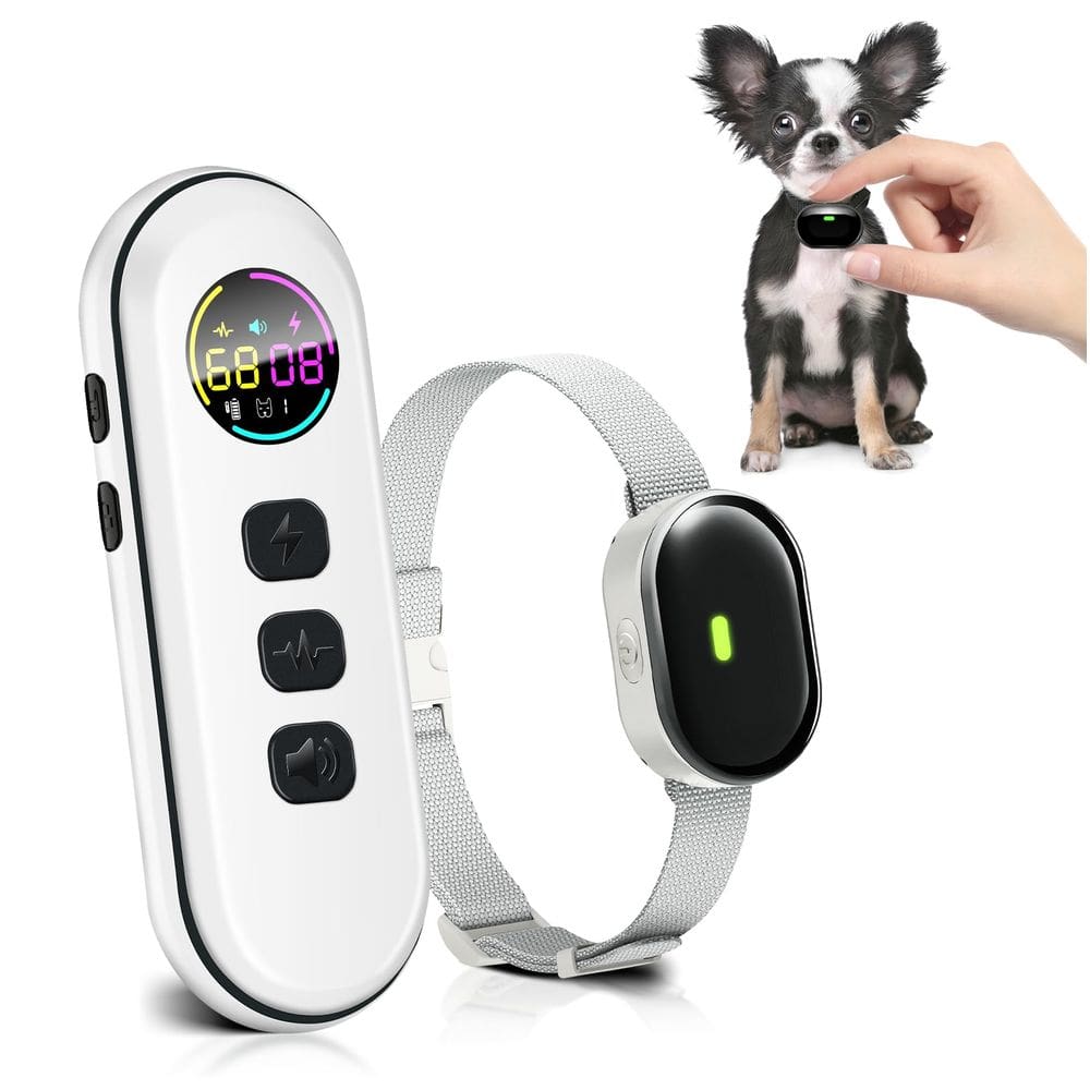 Coleira de choque para cães Chupolik, ultra-pequena, ultraleve, 5-15 libras