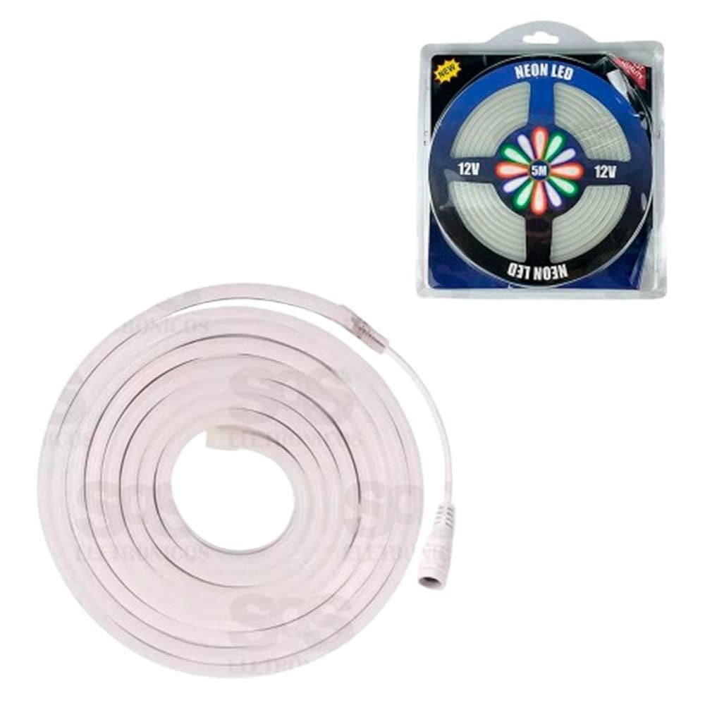 Fita Led Branco Frio Neon 5M 12V 2835-1 Neon Led