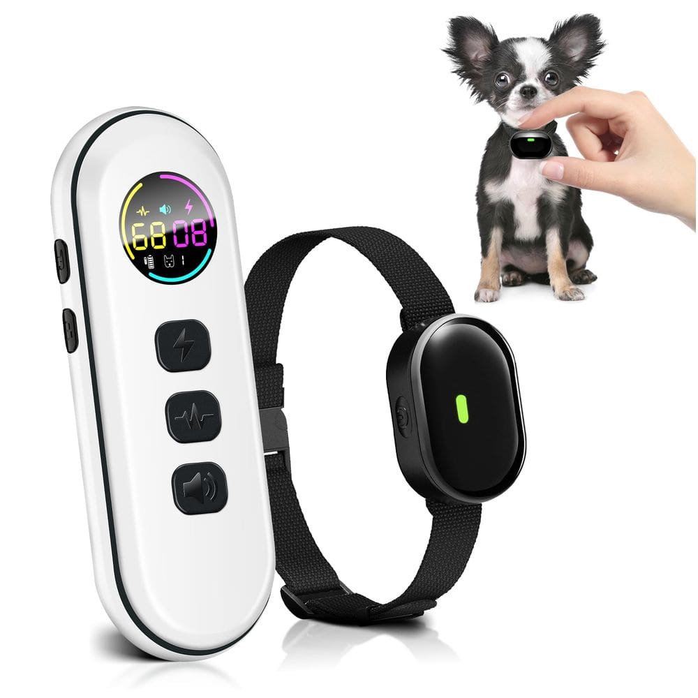 Coleira de treinamento para cães Chupolik ultra-pequena/leve para 2,3-6,8 kg