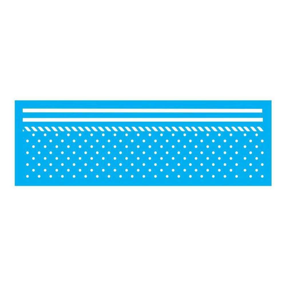 Stencil Tamako Barrado - 10X30Cm - Ref 7738