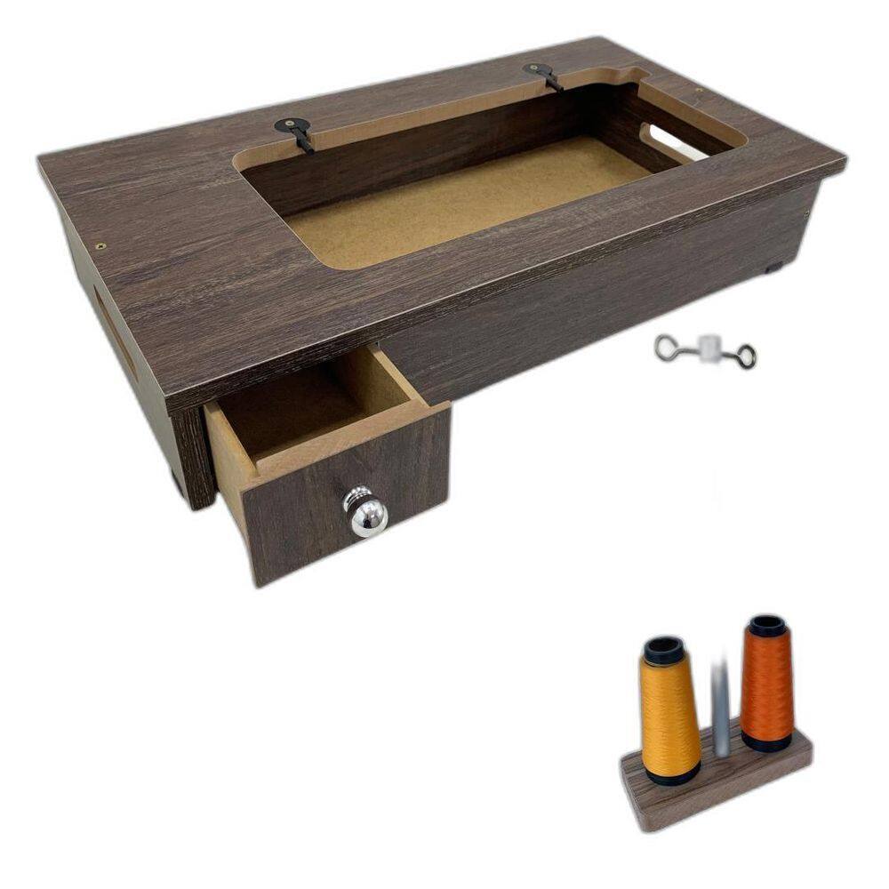Caixa Base Portátil Para Máquinas De Costura Domésticas