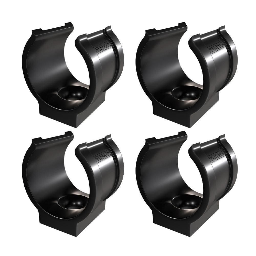 Kit 4 Abraçadeira Impacto Cano Tubo 25Mm 3/4`` Preta Estrela