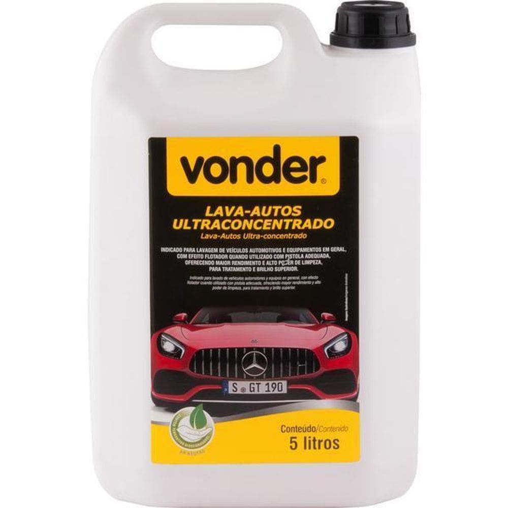 Lava Auto Flotoador Ultraconcentrado 5 Litros - Vonder