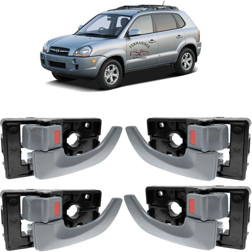 Kit 4 Maçanetas Internas Tucson 2005 2006 2007 2008 2009