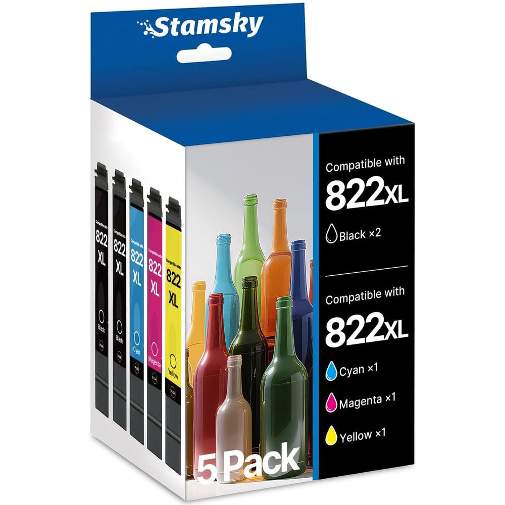 Cartuchos de tinta Stamsky 822XL remanufaturados para Epson 822