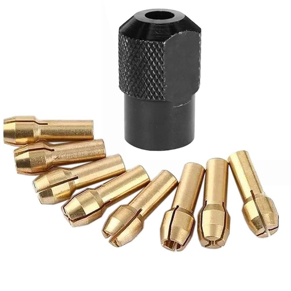 Kit Porca Preto 10 Pinça Micro Retíficas Rosca M8 Multimarca