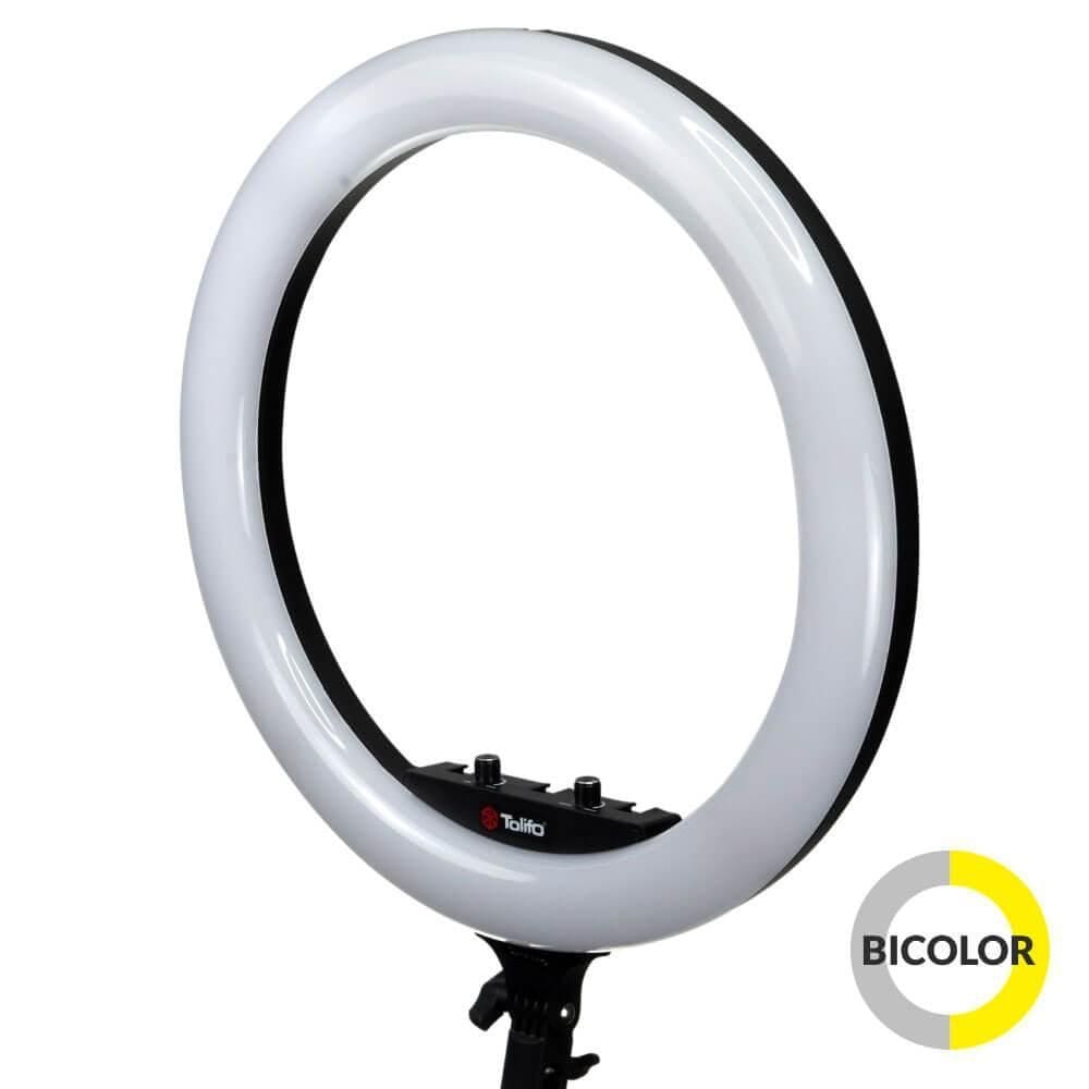 Iluminador Circular Led Ring Light Tolifo 19 Bi-Color 60W