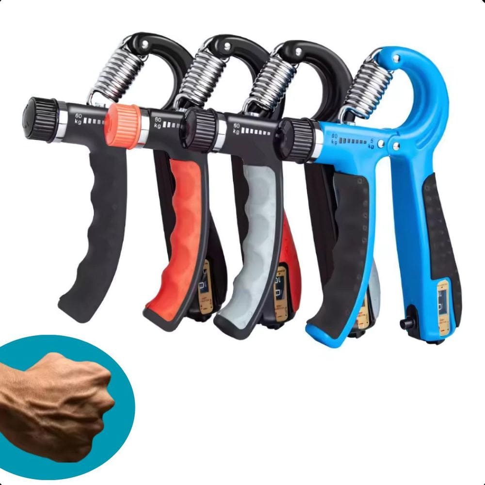 Hand Grip Ajustável Com Contador E Regulagem Até 60Kg -