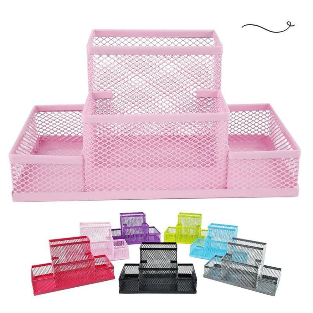 Kit Organizador Porta Caneta Porta Treco Porta Lapis