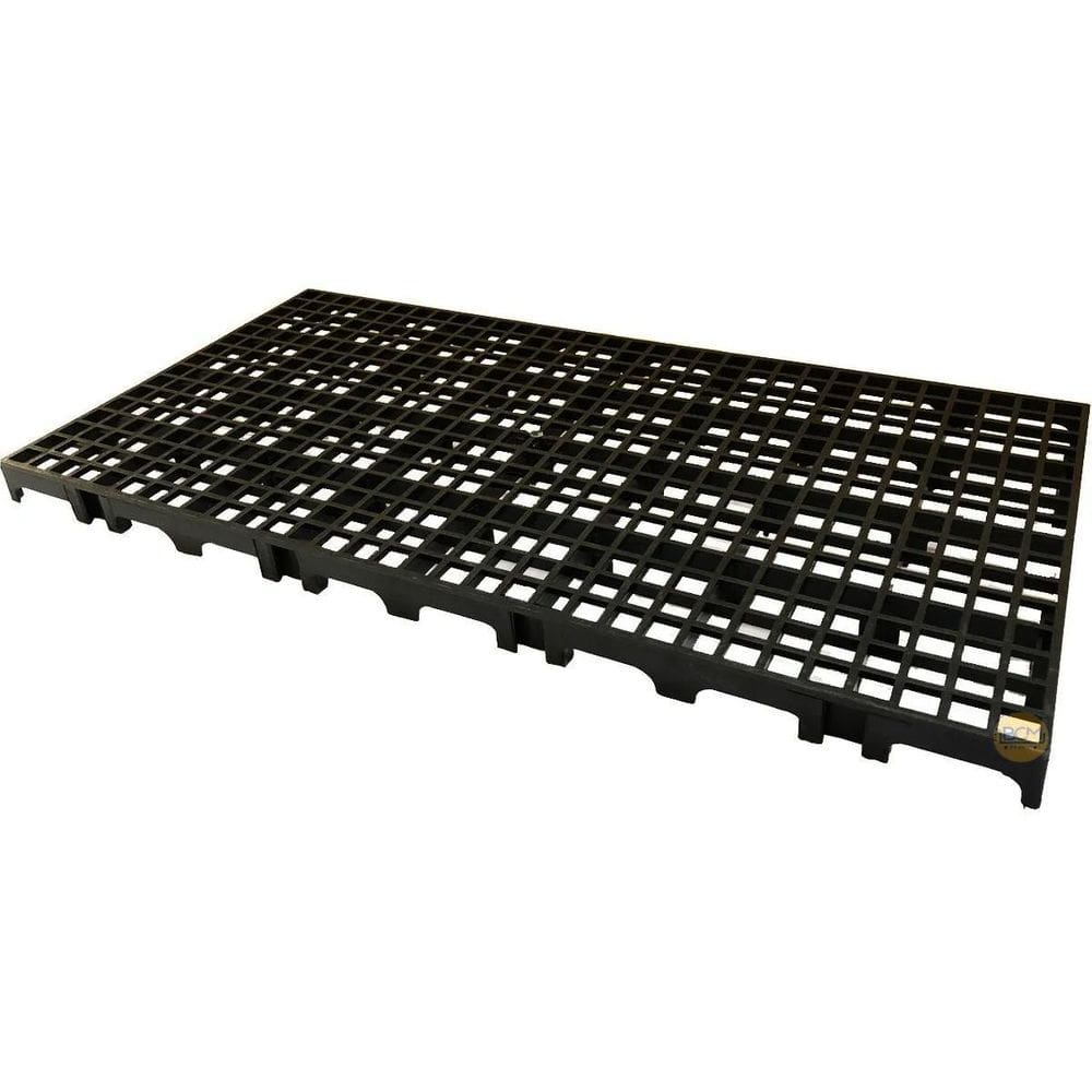 Palete Pallet Estrado Chao Plástico Preto 2,5 X 25 X 50