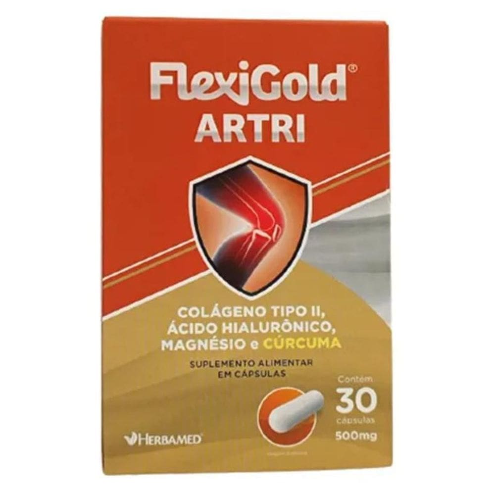Flexigold Artri Colágeno Tipo Ii 30 Cáps 500 Mg - Herbamed