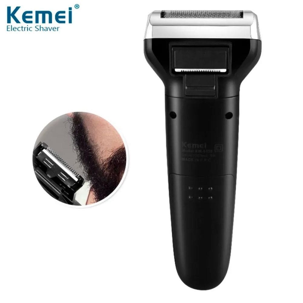 Kemei 3 Em 1 Sem Fio Para Barba E Nariz