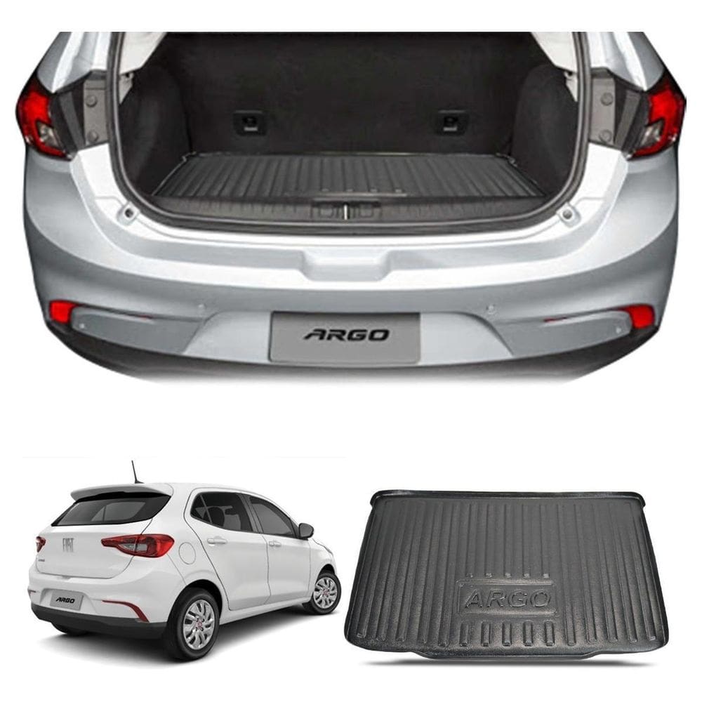 Tapete Bandeja De Porta Malas Fiat Argo Preto Especifico