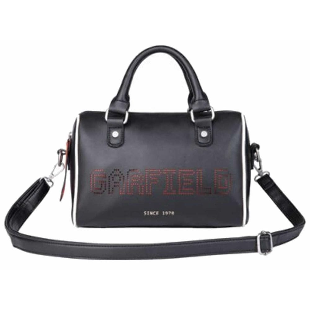 Bolsa Baú Garfield Transversal Gf22003Pt - Preto