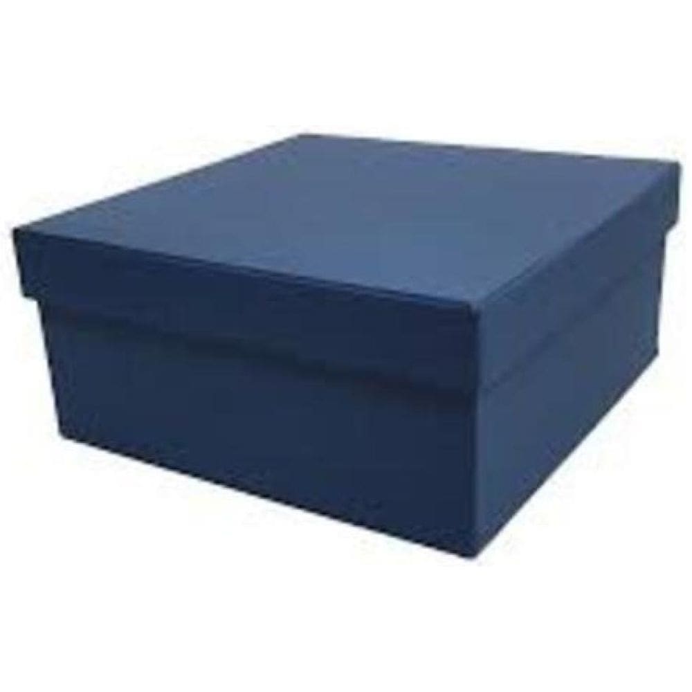 Caixa De Presente Cartonada 25 X 25 X 10 Azul Porto Seguro