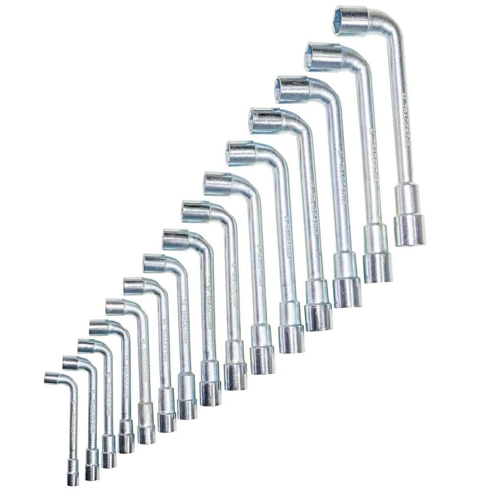 Jogo de Chave Biela Tipo L Tradestar - 15 Unid.  8 a 22 mm