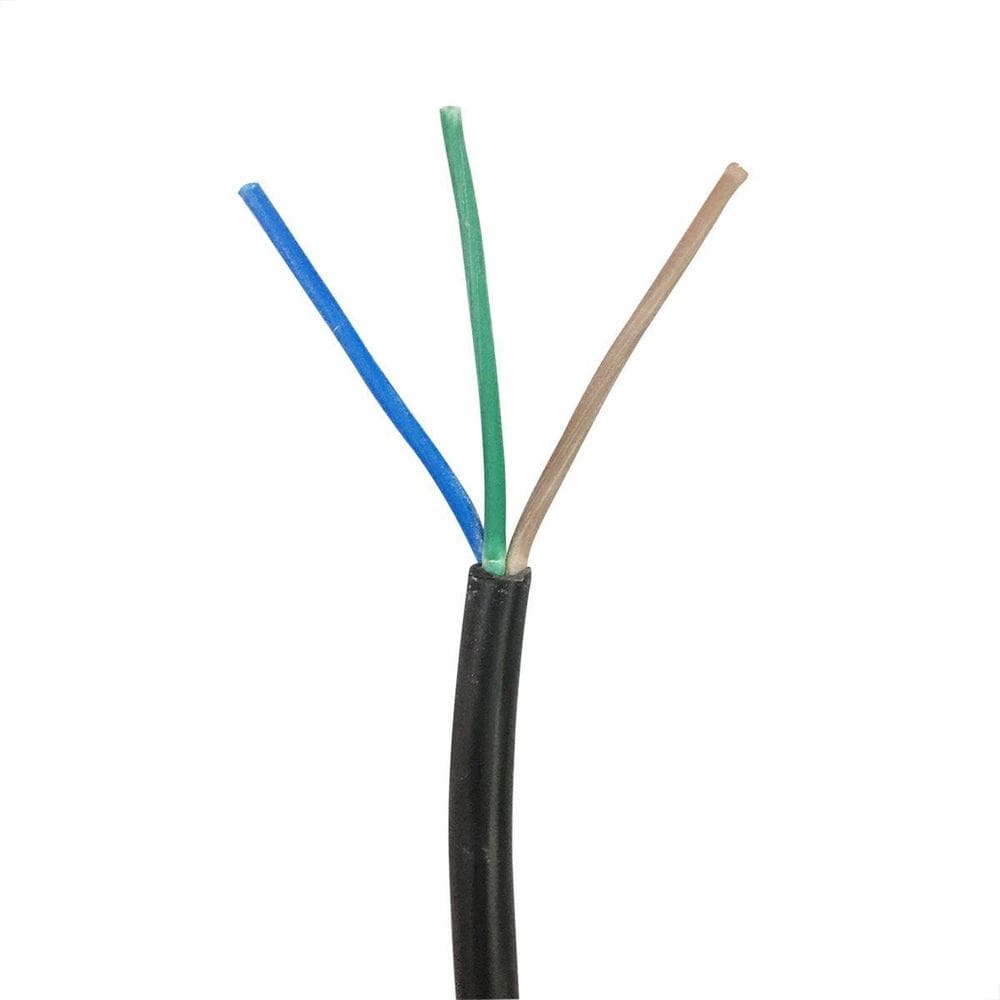 Cabo Pp 3X2,50 Mm Elétrico Flexível Preto - 50 Metros