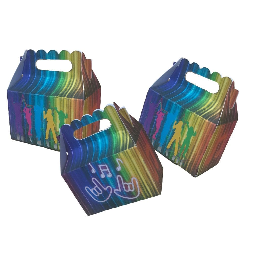 10 Caixinhas Neon Lembrancinha Festa - 10 Maletinhas