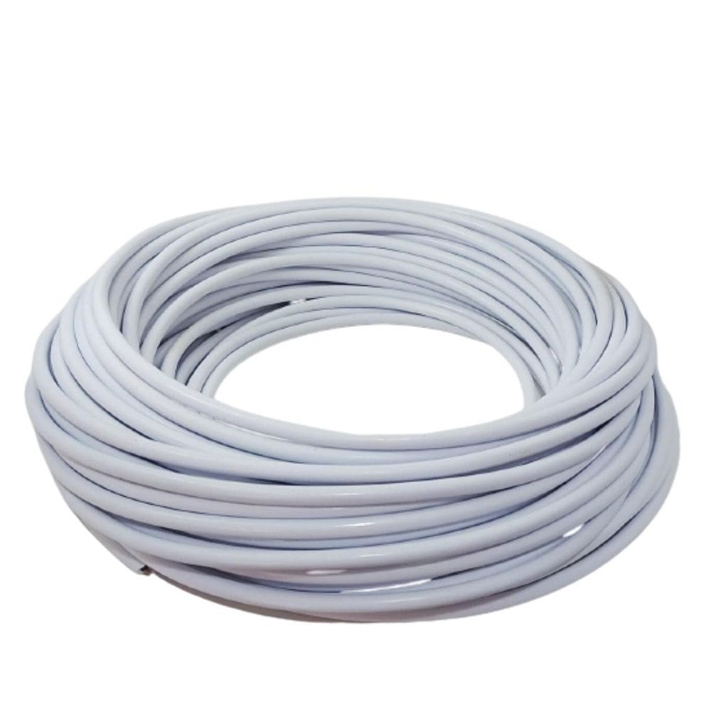Cabo Flexível Pp 3X2,5Mm Rolo Com 90 Metros Branco