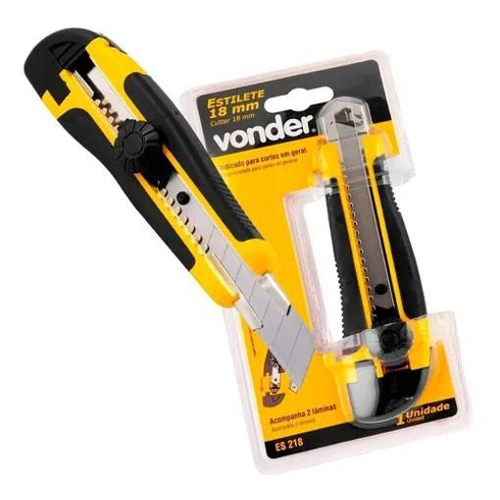 Estilete Emborrachado 18Mm Vonder Profissional Es- 218