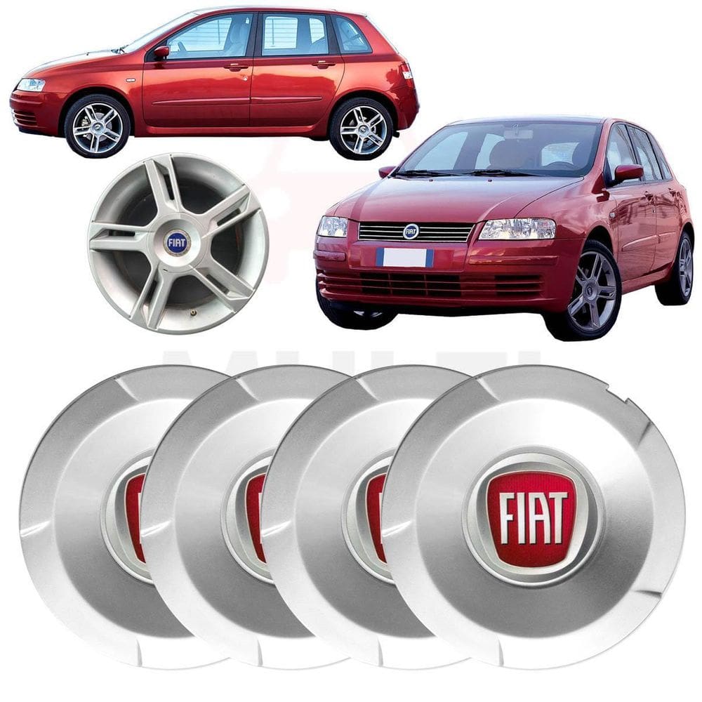 4X Calotas Centro Roda Fiat Stilo Abarth 2003 A 2009