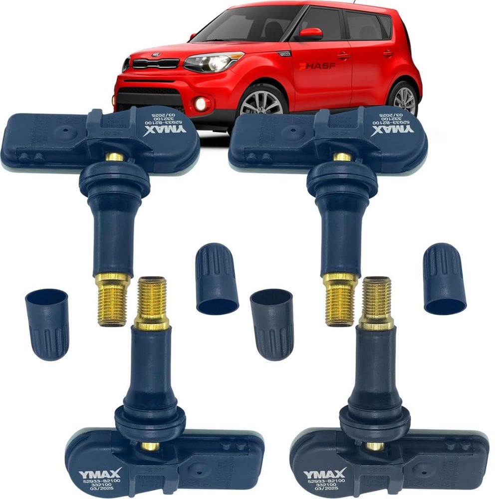 Kit 4 Sensor Tpms Pressão Pneu Soul 2018