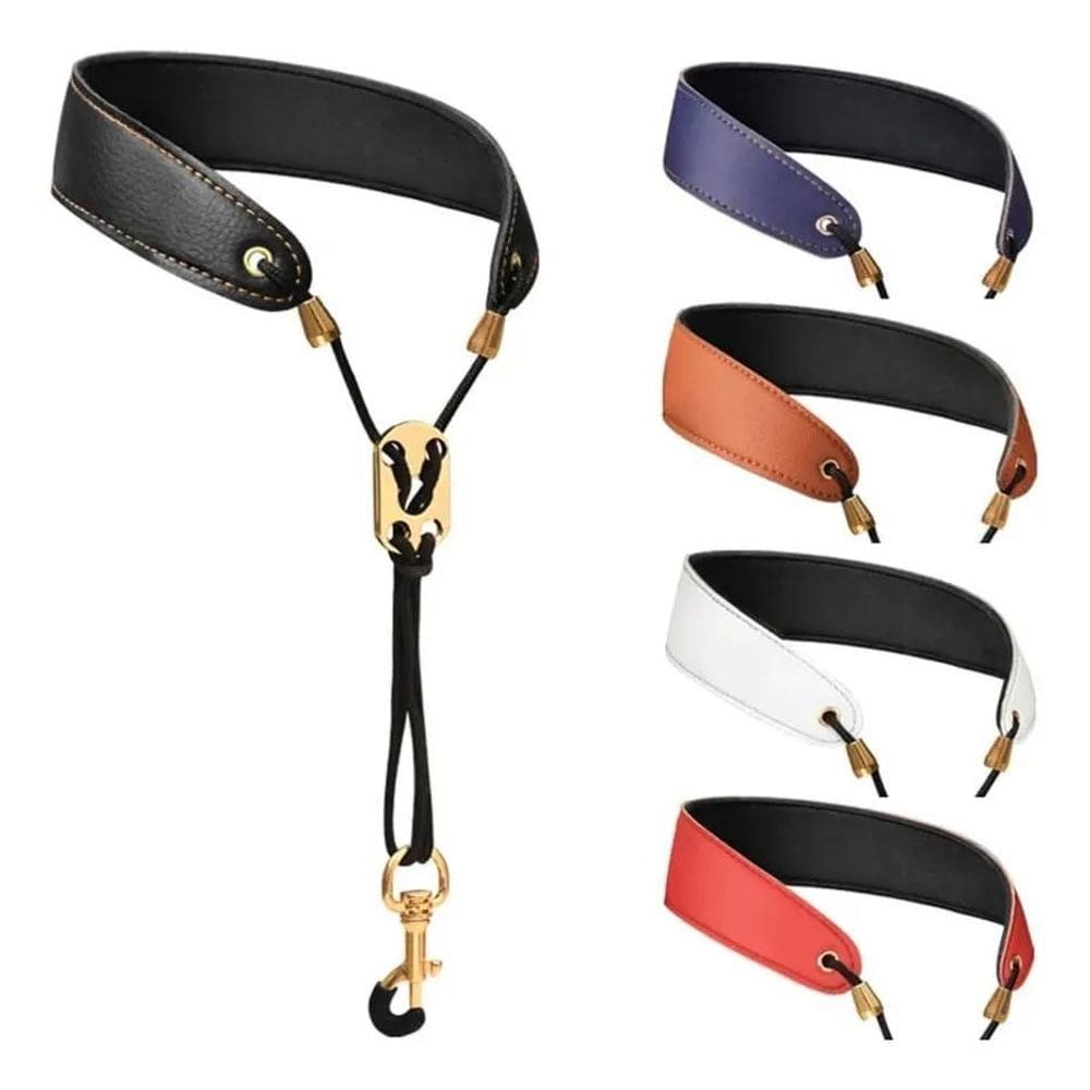 Correia Para Sax Alto Acolchoado Ajustável Cores 10% Off