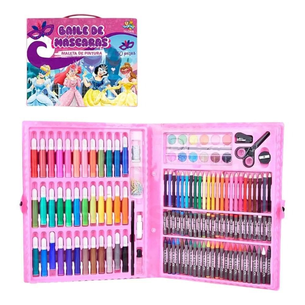 Maleta Para Desenho Baile De Mascaras C/150 Peças - Toyking