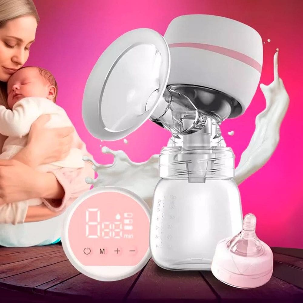 Bomba Elétrica Tira Leite Digital Materno Mamadeira Usb