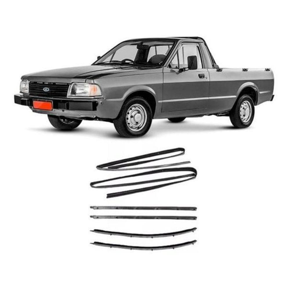 Jogo Canaleta Pestana Porta Dianteira Pampa Del Rey  6 Pçs