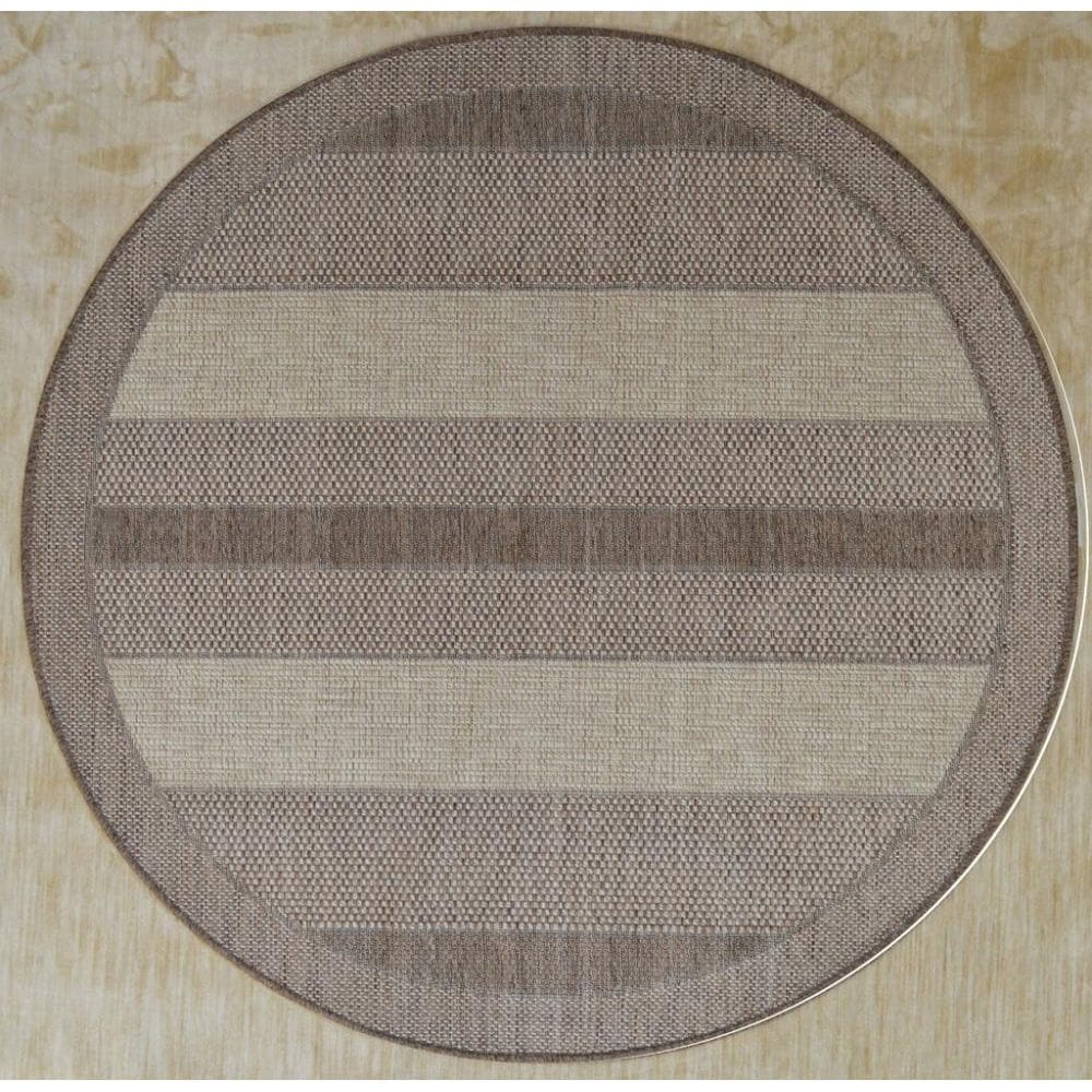 Tapete Redondo Natural Look Esplendor A 150 Cm