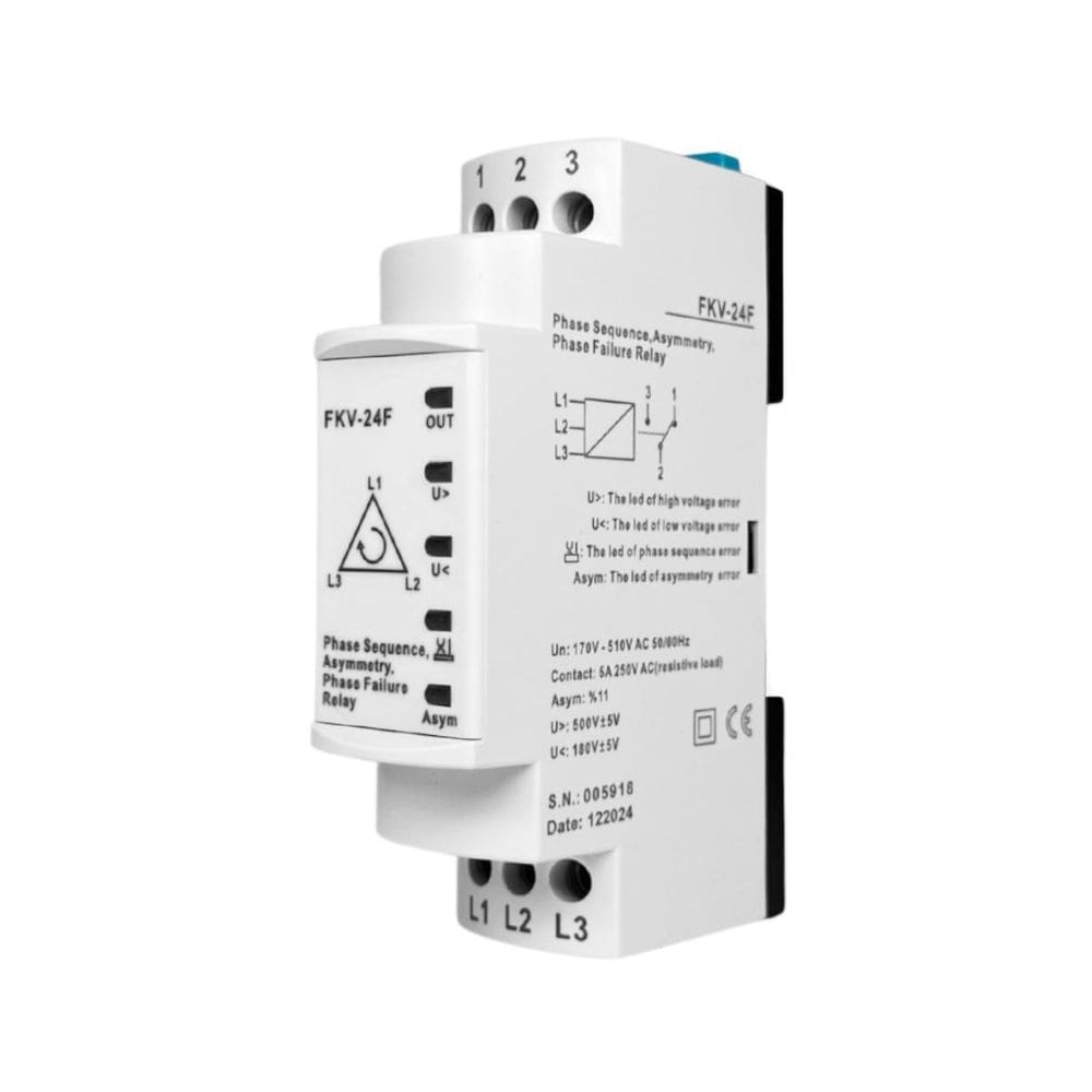 Rele Sequencia De Fase Falta De Fase Mod Fkv-24F 3X380V + N